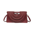 Luxury Evening Handbag For Women Golden Noodle Knot Design Dinner Party Clutch Bag Luxury Designer Square Crossbody Bags