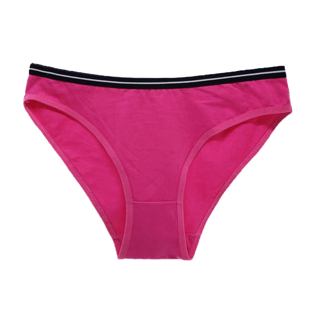 Woman Underwear Women's Cotton Sexy Panties Briefs Low Waist Lace Girls Ladies Knickers Lingerie for Women 3 Pcs/lot