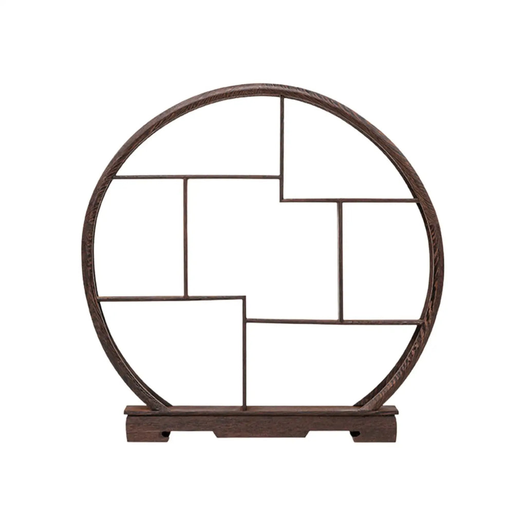 Wooden Display Stand Antique Display Shelf Oriental Furniture Teapot Stand Crafts Display Rack for Table Home Antique Store