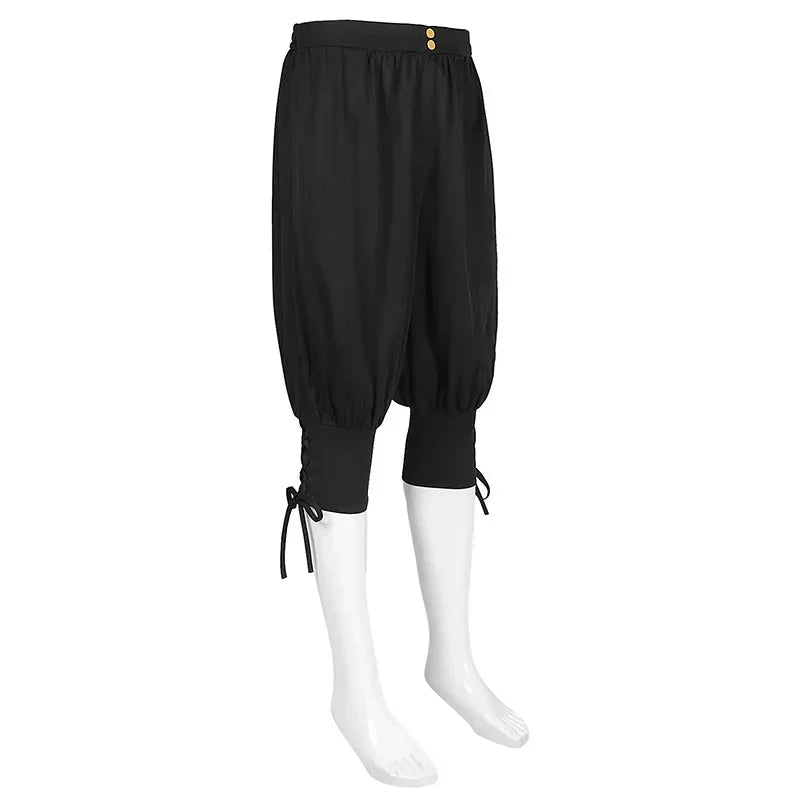 Victorian Renaissance Cosplay Costumes Gothic Lolita Bloomers Pirate Shorts Trousers Medieval Clothes Halloween Carnival Outfits