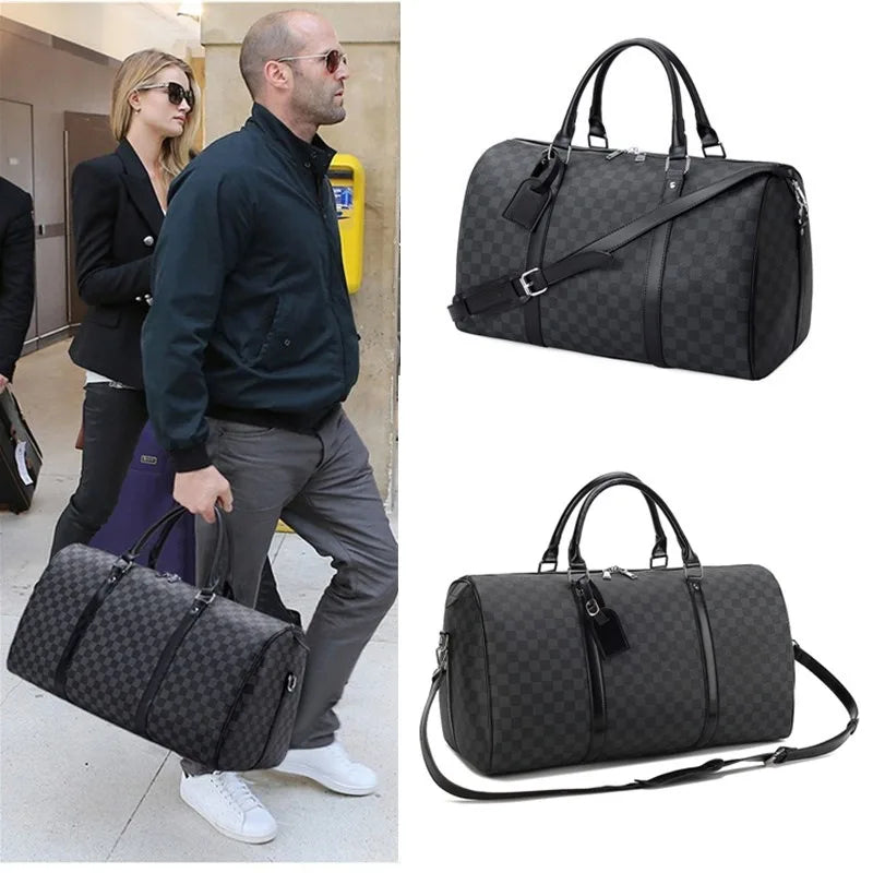 Fashion Handbag Men Top-Handle Bags Luxury Travel Tote Bag Men Large Capacity Fitness Bag Crossbody Bags Business Luggage Bag