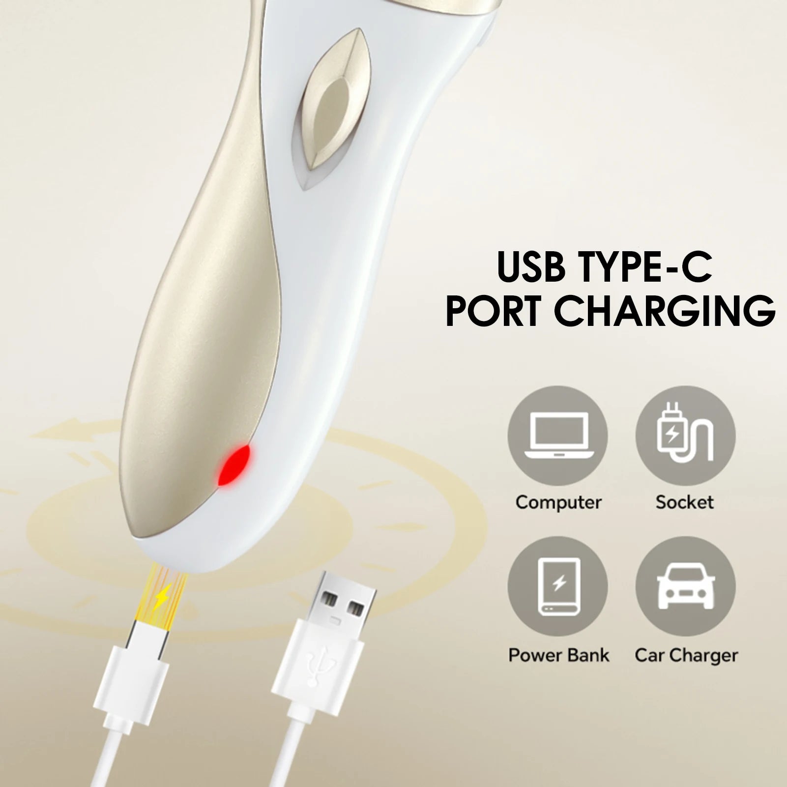 Women Epilator Electric Rechargeable Hair Shaving machine Bikini intimate zone Painless Hair Removal Underarms Leg shaver