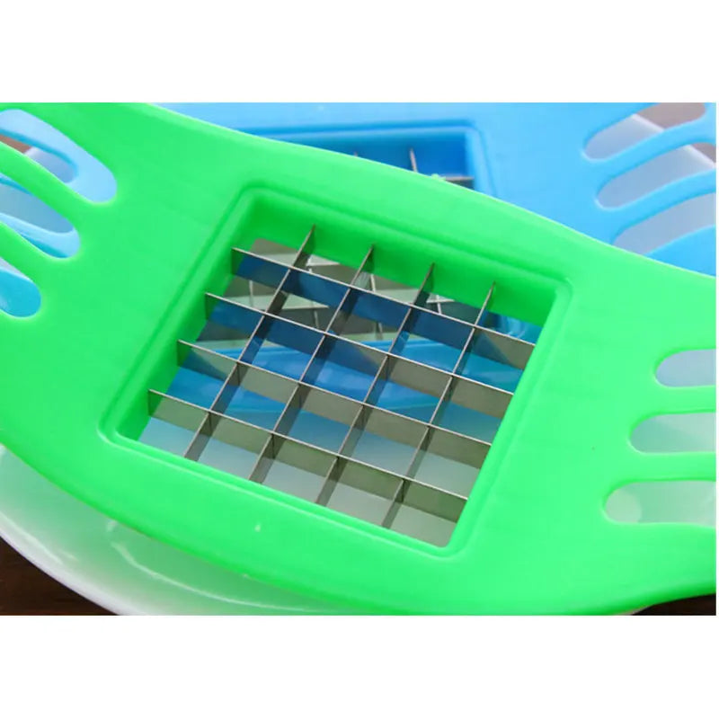 Potato Cutter Stainless Steel French Fries Cutter Potatoes Cutter Chopper Chips Making Tool Home Kitchen Gadgets Accessories