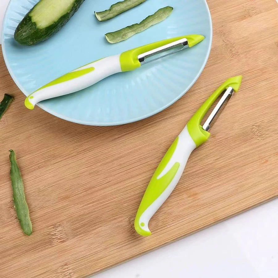 Vegetable and fruit peeler, suitable for kitchen, fruit, vegetable and potato peeler, ergonomic non-slip handle and sharp blade.