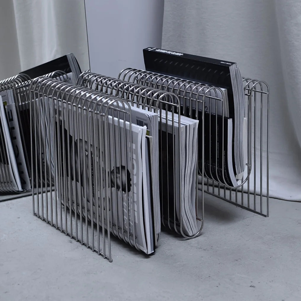 Modern Multi-Functional Table & Bookshelf with Heavy-Duty Powder-Coated Frame Space-Saving Minimalist Design for Home And Office