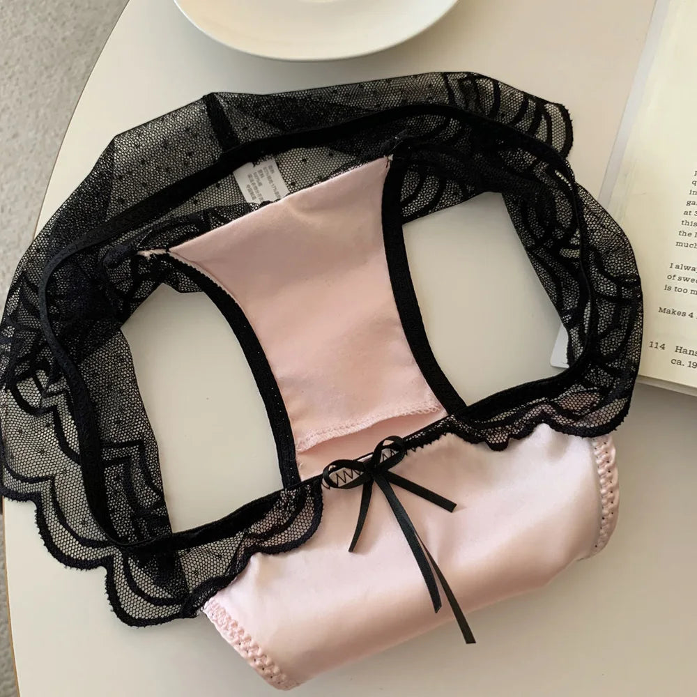 Women's Sexy Lace Underwear Low-Rise Briefs Lingerie Comfortable Underpants Ladies Fashionable Panties Sexy Lingerie For Women