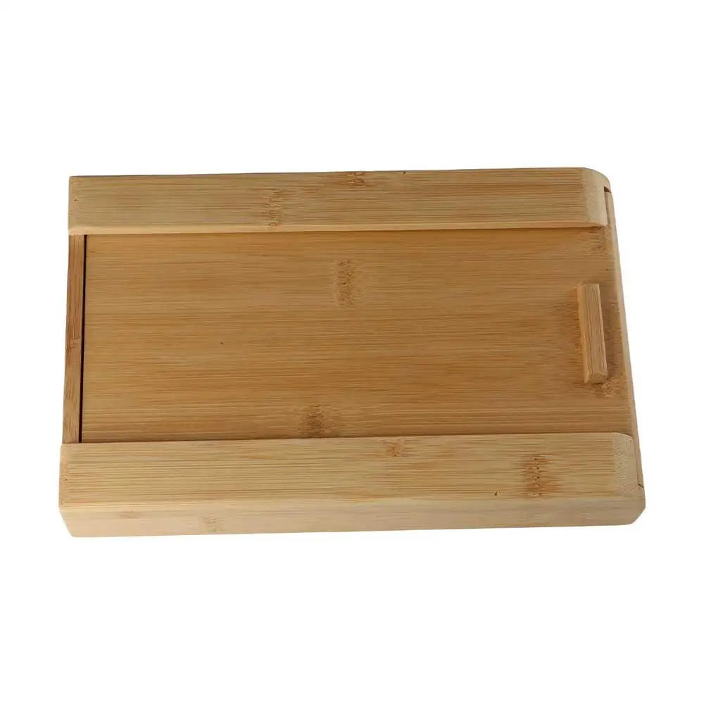 Invisible Storage Box Decoration Bamboo/Walnut Adhesive Hidden Drawer Home Storage Stationery Container Wooden Storage Drawer
