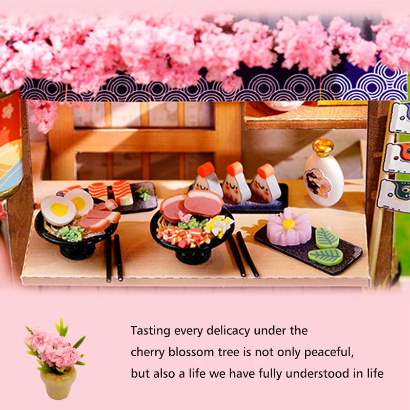 Mini Miniature Dollhouse DIY Small House Kit Making Room Toys Home Bedroom Decorations With Furniture Wooden Craft Doll houses