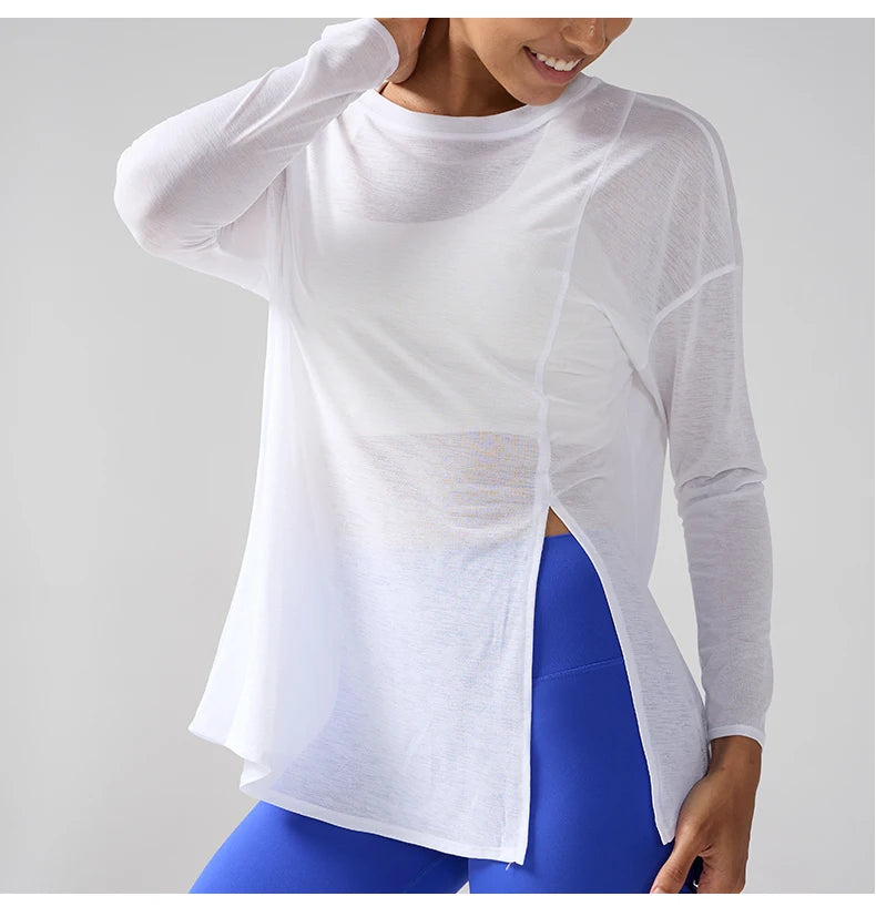 Women's Fitness Sports T-shirt Summer Loose Short Sleeve Quick Drying Gym Running Top Female Leisure Clothing