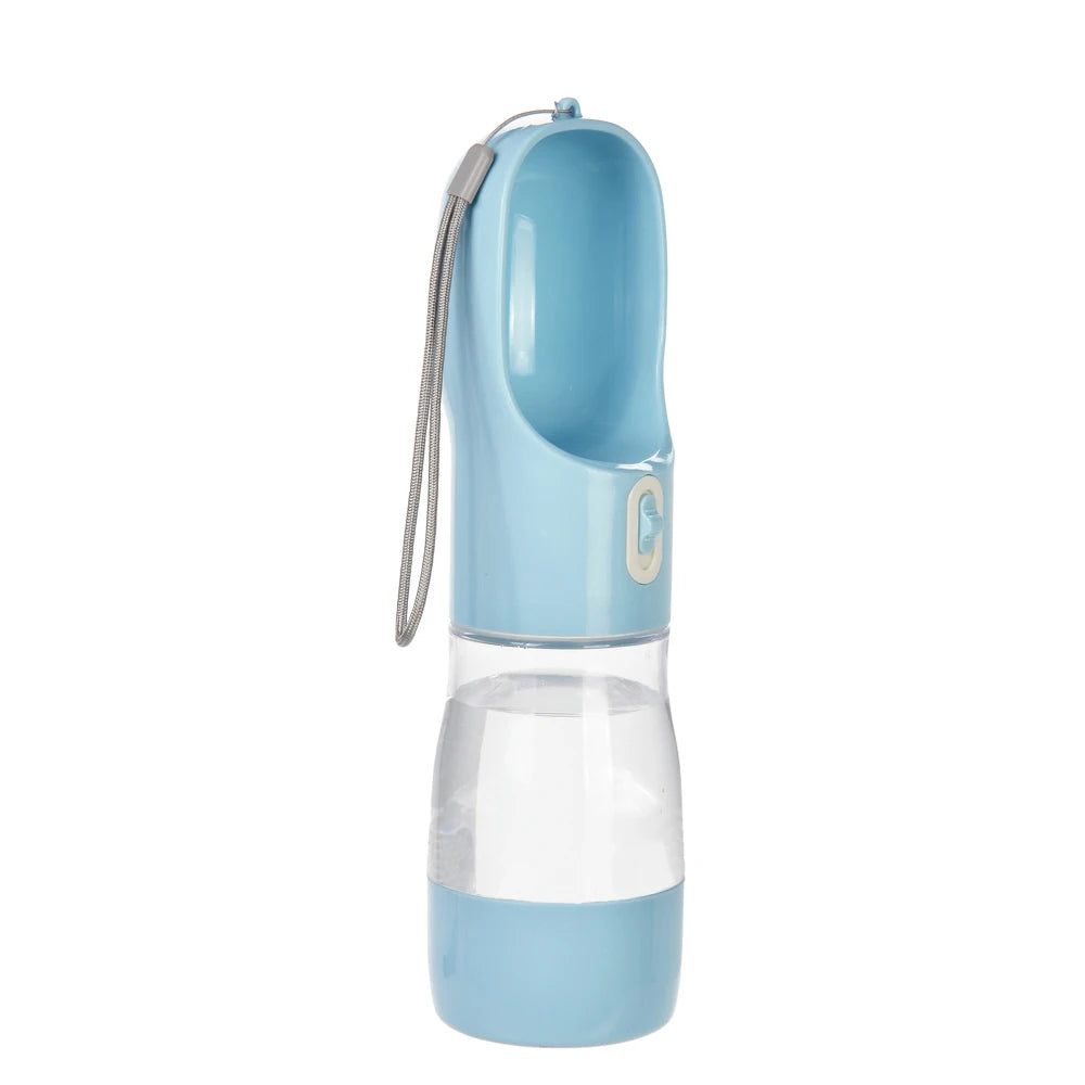 Portable Dog Water Bottle Dispenser 2 In 1 Pet Food And Water Feeder Outdoor Walking Hiking Drinking Bowls For Small Cats Dogs