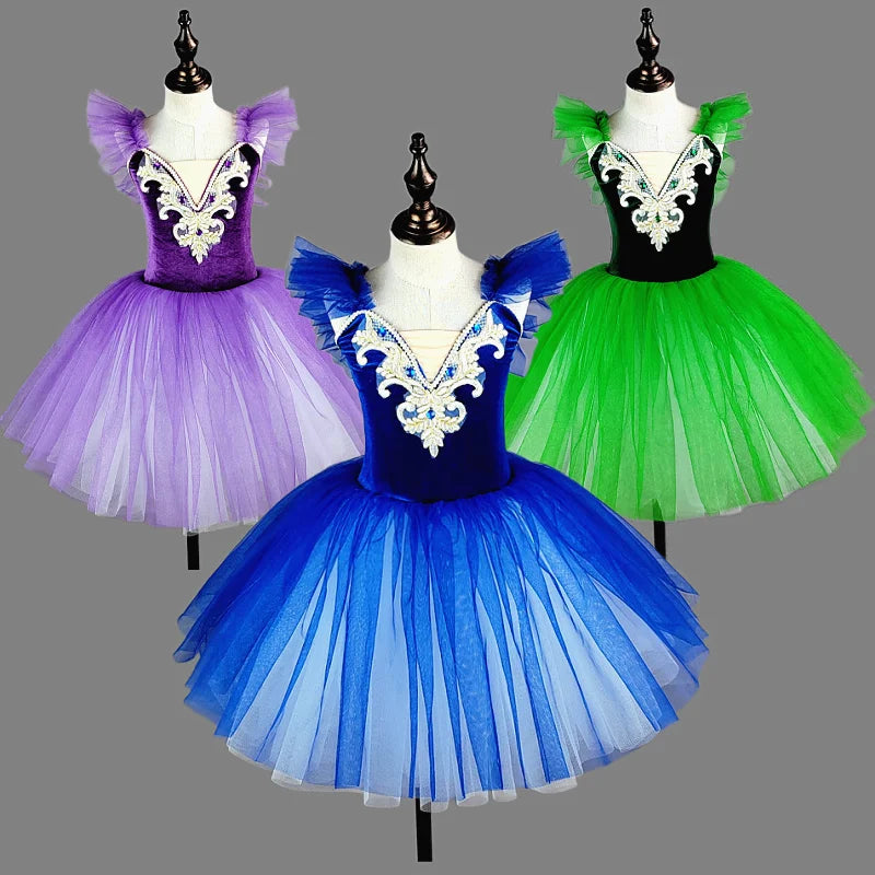 Children's ballet skirt girls dance skirt children's program collective performance costumes dance performance costumes