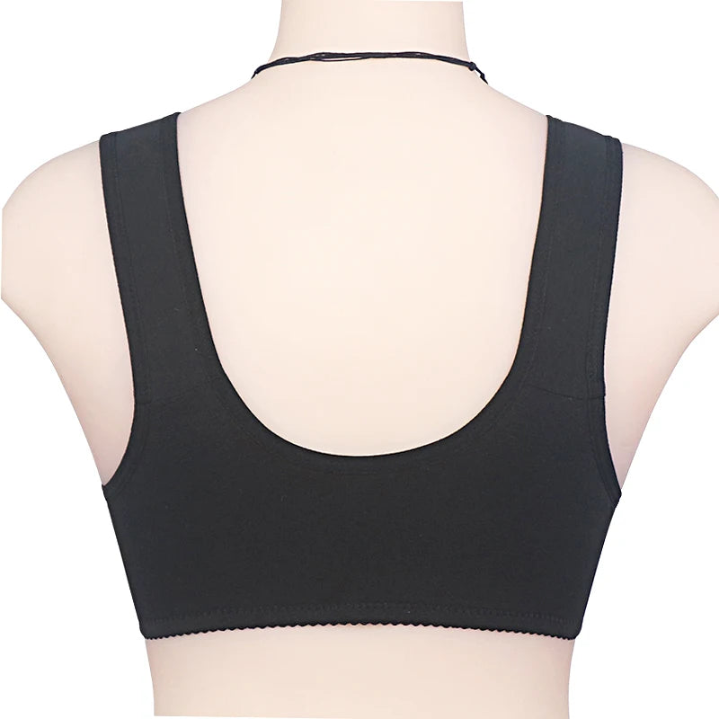 Bra For Women Wire Free Bra Cotton Underwear Front Closure Brassiere Women's Lingerie Large Bust 48 50 52 B C Cup