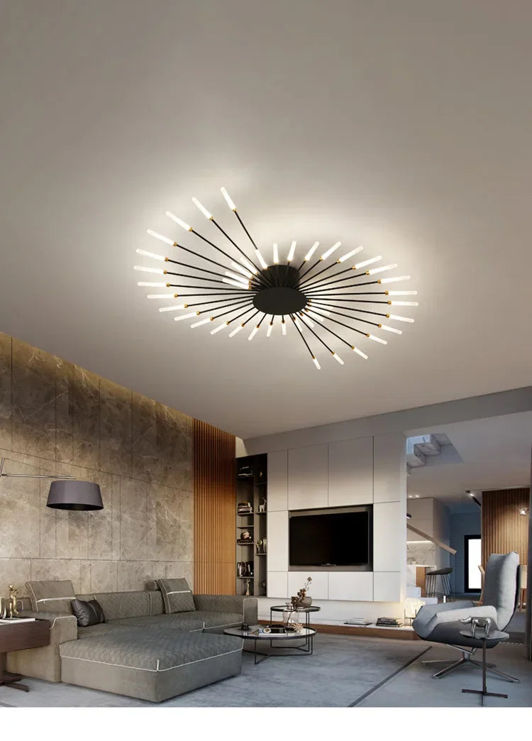 Modern LED Ceiling Lamp Luxury Household Living Dining Room Chandelier Home Decor Bedroom Pendant Light Kitchen Lustres Fixtures