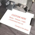 Luxury Nordic Flannel Carpets for Living Room Sofa Beside Texture Decoration Bedroom Rug Large Size Non-slip Washable Lounge Mat