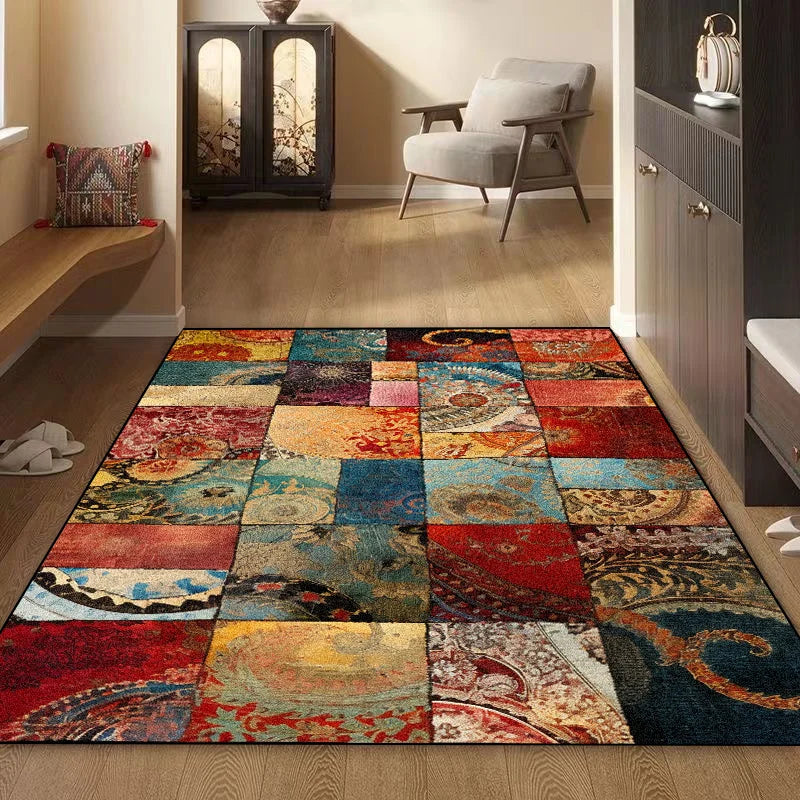Large Area Carpets for Living Room Easy Clean Non-slip Bedroom Cloakroom Decoration Rugs Washable Sofa Coffee Table Entrance Mat