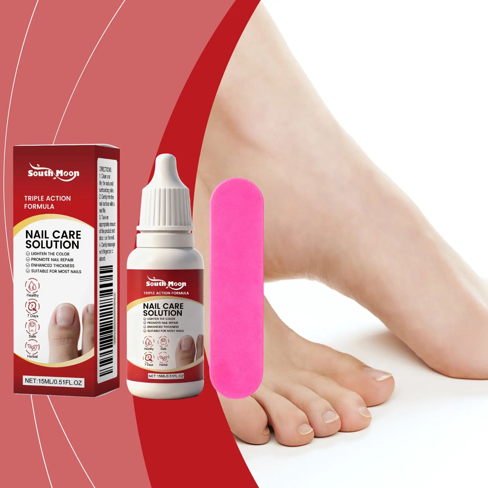 South Moon Nail Care Liquid Effective Soften Cuticle Improve Texture Strengthen Fingernail Healthy Nourish Nail Nursing Solution