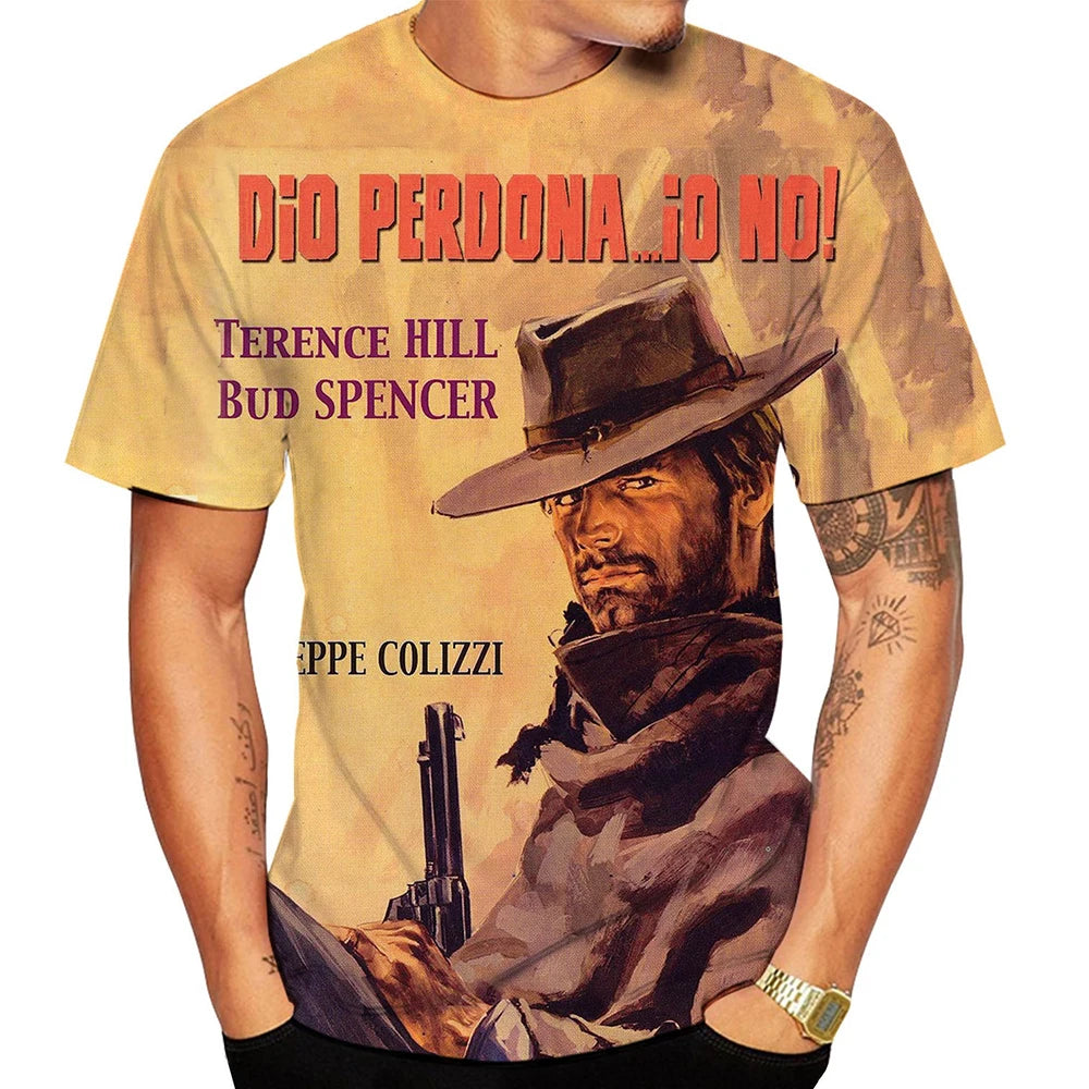 Summer hot selling 3D printed T-shirt casual Harajuku humorous hip-hop street style round neck short sleeved shirt