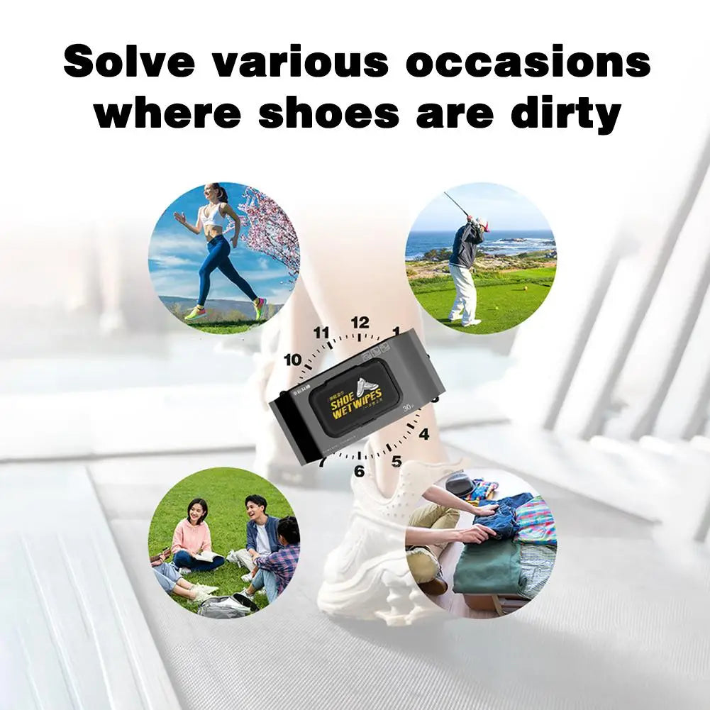Disposable Wipes Shoe Cleaning Products Clean Slippers Cotton Wipes for Wiping Screens Cleaner Shoes Sneakers Household Home