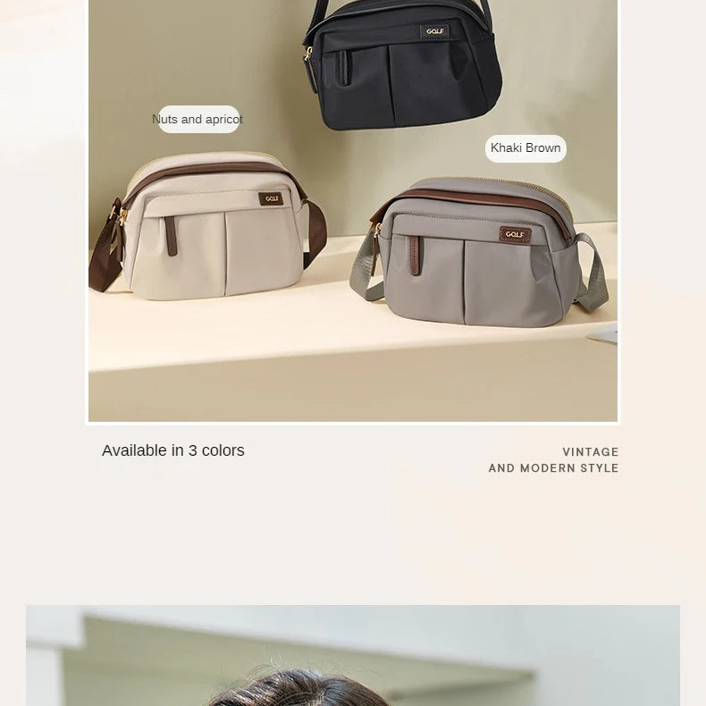 GOLF Women's Crossbody Bag 2023 New Lightweight Mini One Shoulder Bag Commuter Mom Bag Zero Wallet