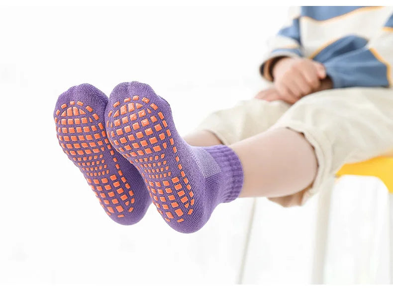 1 Pair Cartoon Children Teenagers Short Socks Boys Kids Men Sock Non-slip Sports Football Socks 1 To 10 Year