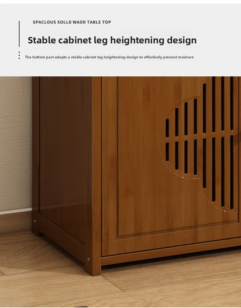 Tea cabinet, locker, living room, tea table against the wall, side cabinet storage locker