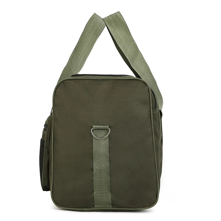 1 large capacity luggage storage bag, portable travel handbag, shoulder or crossbody, fitness bag