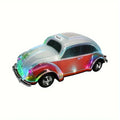 Portable Wireless Speaker Colorful  LED Flash Light Car Shape Bluetooth Subwoofer Music Player USB FM TF AUX TWS Party Gift