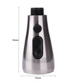 Stainless Steel 360 Degree Rotating Kitchen Bathroom Faucet Head 2Modes Adjustable Sink Basin Filter Tap Pull-Out Nozzle Sprayer