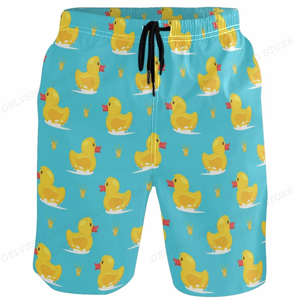 Duck Board Short Kids Beach Shorts Men's Swimming Trunks Masculina Casual Shorts Boy Sports Briefs Swimwear Trunk Quick Dry Pant