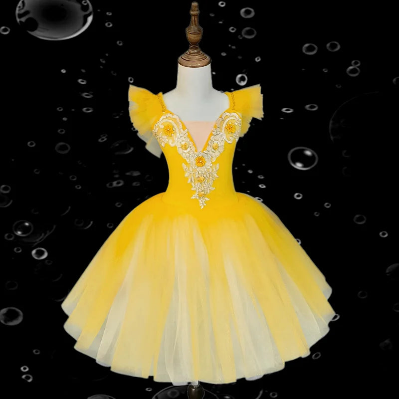 Girls' ballet skirt, school dance performance skirt, children's ballet skirt, girls' dance skirt, ballet performance costumes