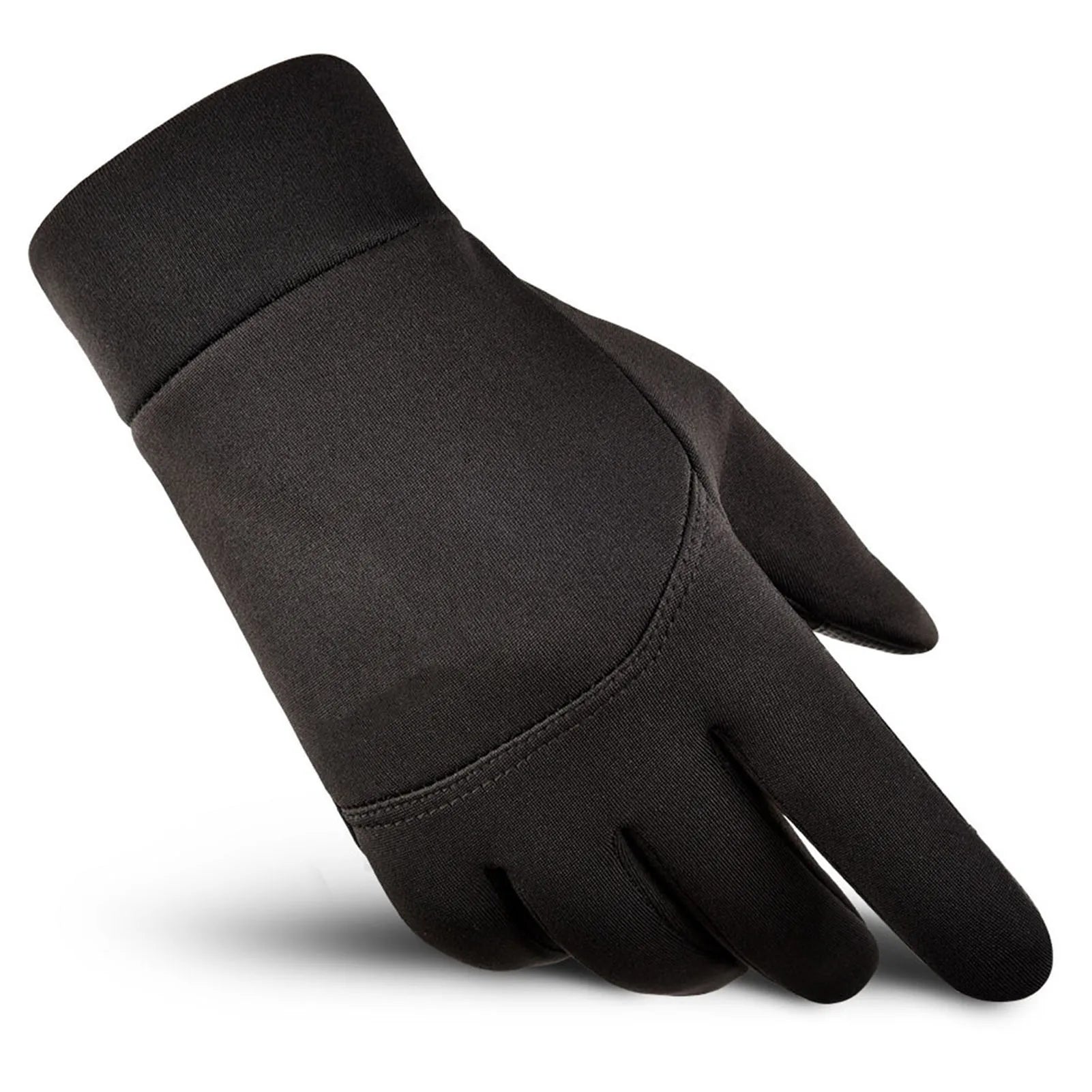 Winter Men Gloves  Windproof Waterproof Brushed Gloves For Outdoor Sports Activities Skiing Black Winter Men Gloves