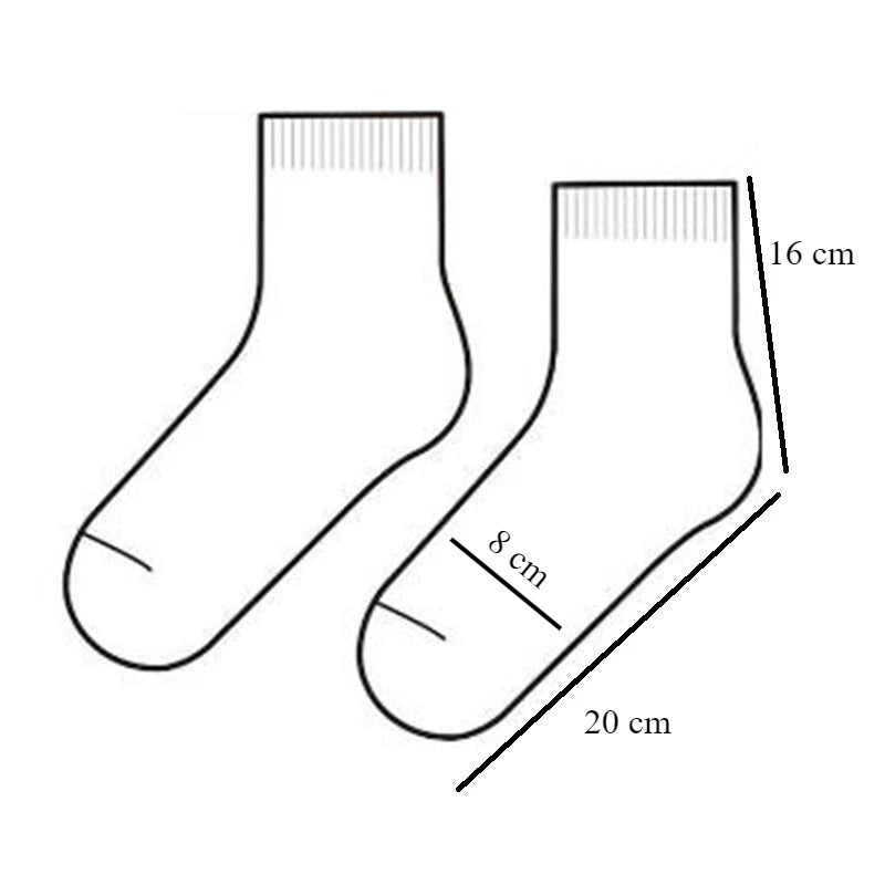 5/10 Pairs of Autumn and Winter Men Mid Length Socks, White Anti Odor, Sweat Absorbing, Breathable Men's Sports Sock