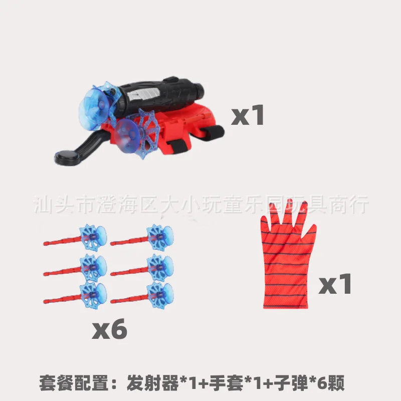 Hot Selling Eva Air Soft Bullet Spider Web Shooters Toy Spider Anime Web Shooters With Wrist Role-Play Toys Set Gifts Hot