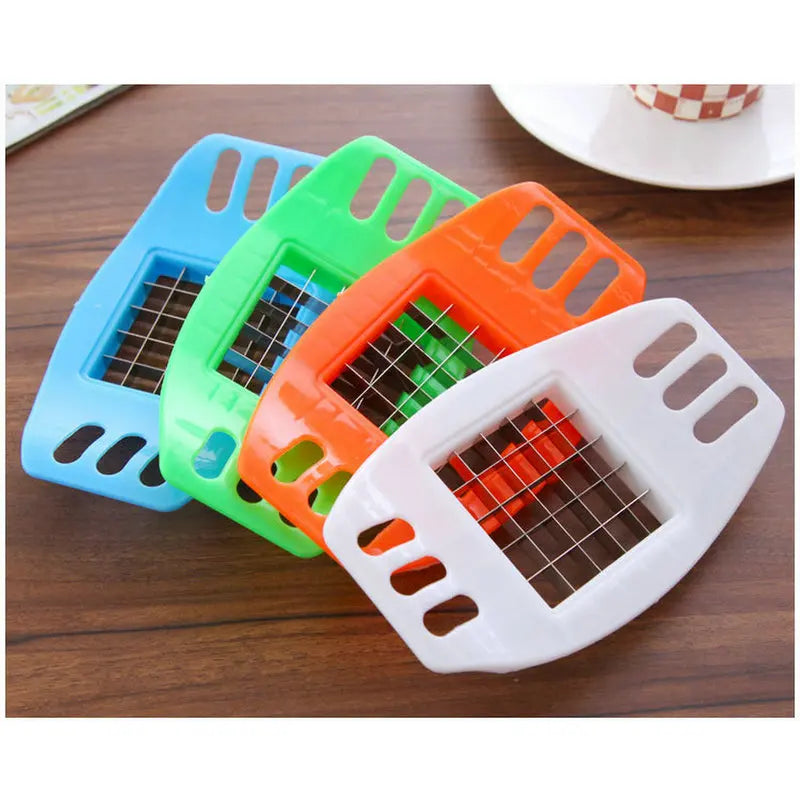 Potato Cutter Stainless Steel French Fries Cutter Potatoes Cutter Chopper Chips Making Tool Home Kitchen Gadgets Accessories