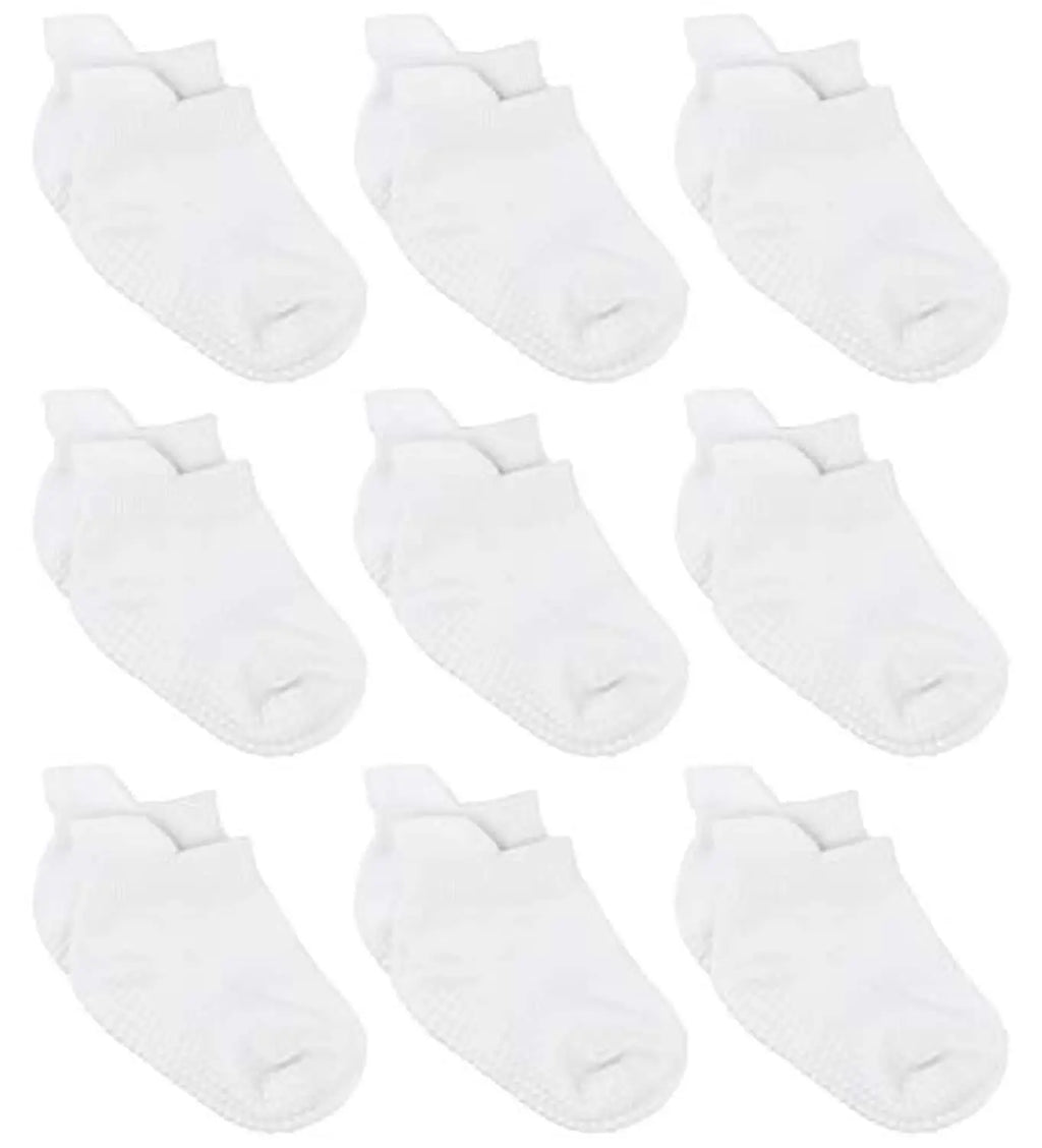 Boys 6 Pack Non Slip Baby Socks for 0-24M Newborn Bebe Girls Grips Anti Skid Ankle First Walker Infant Kids Cotton Sock 2021