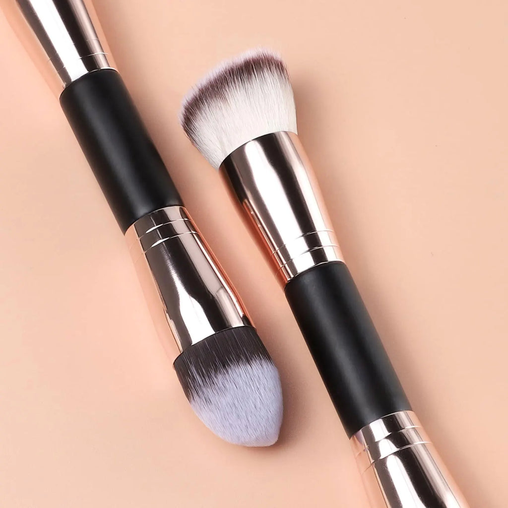 Foundation Makeup Brush, Double Ended Makeup Brushes For Blending Liquid Powder, Concealer Cream Cosmetics, Blush Brush