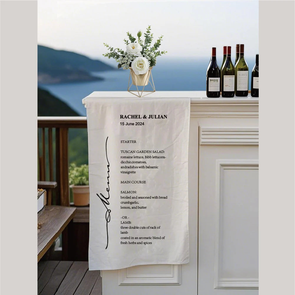 Custom Wedding Welcome Sign, Wedding Logo Fabric Wedding Seating, White, Event Decoration, Wedding Decoration Flag, Bride Outdoor Wedding