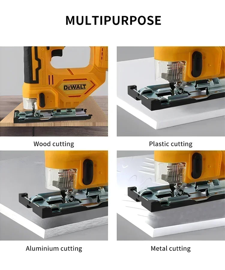 DewaltBrushless Curve Saw 20V Cordless Electric Jig Saw Portable Multifunction Adjustable Woodworking Power Tool