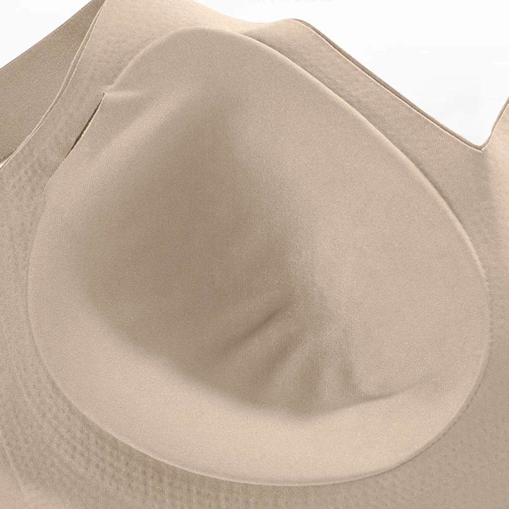 Women Large Size Bra Female Soft Support Seamless Underwears Comfortable Gathering No Steel Ring Light Thin Breathable Bras
