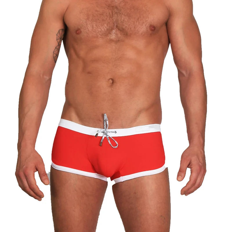 Men's Sexy Swimwear 2022 Wholesale Pool Trunks Quality Man's Swim Wear Comfortable Fashionable Beachwear for Adults