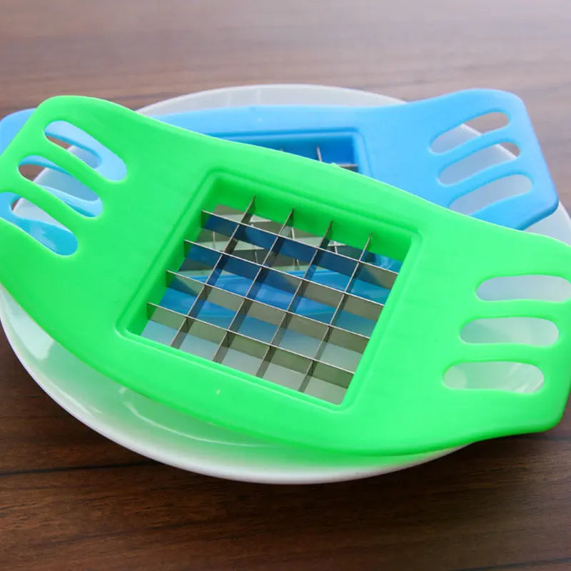 Potato Cutter Stainless Steel French Fries Cutter Potatoes Cutter Chopper Chips Making Tool Home Kitchen Gadgets Accessories