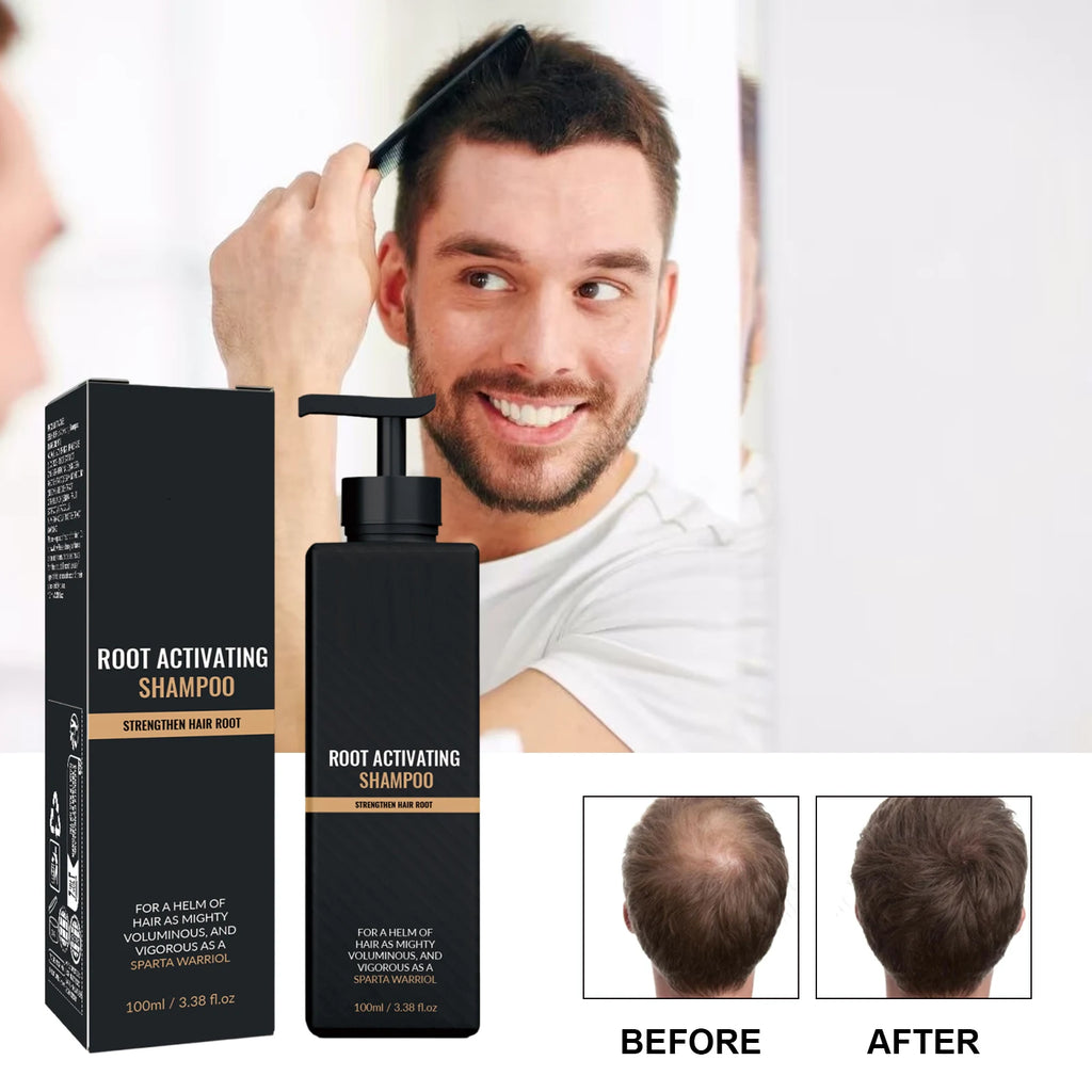 Hair Growth Shampoo for Men Strengthen Scalp Nourishing Anti Hair Loss Moisturizing Repairing Non-greasy Oil Control Clean 100ml