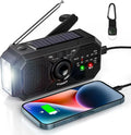 Portable Solar Radio, Emergency Kits first Aid Radio with Crank, Dynamo AM/FM Radio,Blackout  Power station,USB Phone Charger