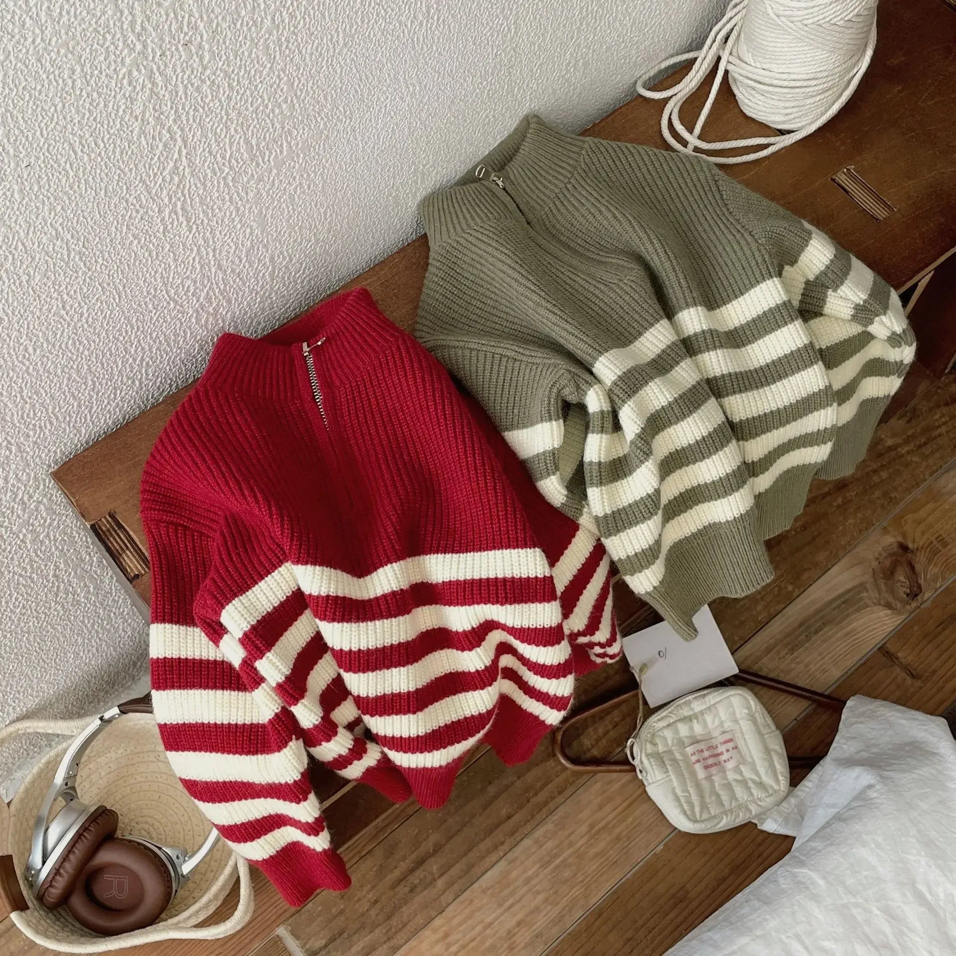 Childrens Clothing Sweater New Autumn 2024 New Loose and Versatile Casual Sweater