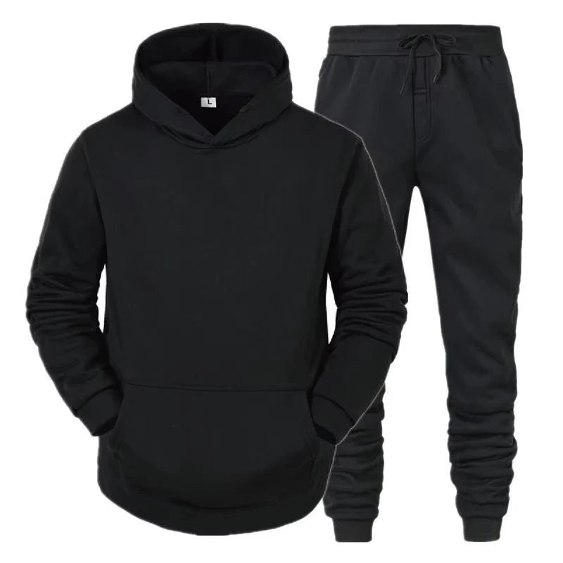 2025 New Men Sportswear Sweater  Hoodies + Pants Sports Clothing Spring Autumn Sets Jogging Trousers Running Male Tracksuits