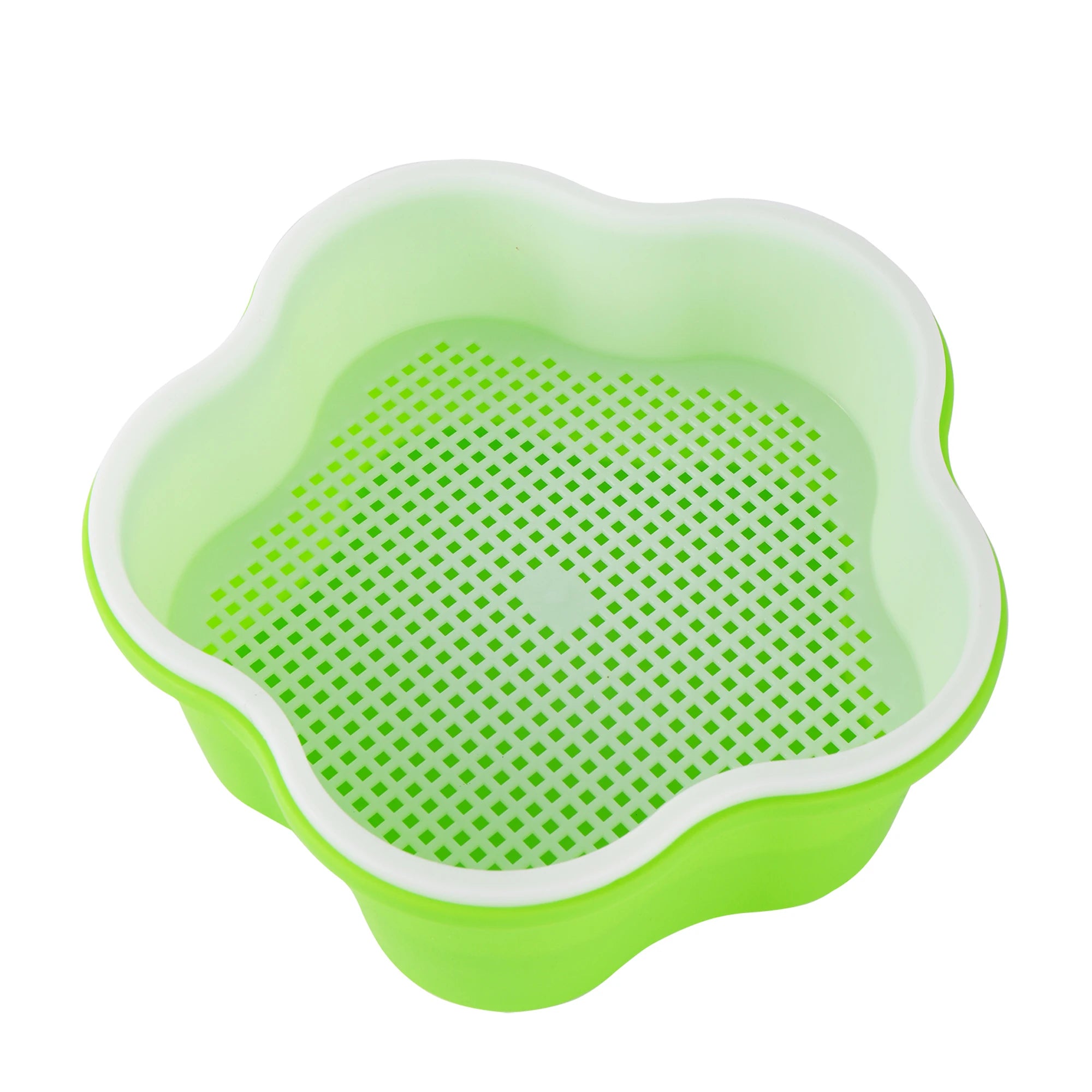Sprout Planting Pot Bean Sprouter Seedling Tray Wheat Grass Growing Germination Healthy Sprouts for Salads Home Garden Supplies