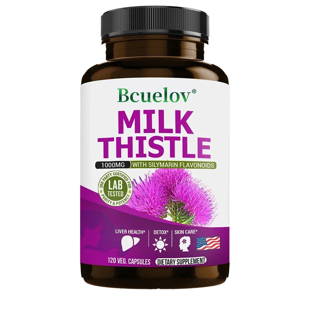 Liver Detox & Cleanse - Supports Healthy Liver Detoxification, Antioxidants, Improves Indigestion, for Men and Women