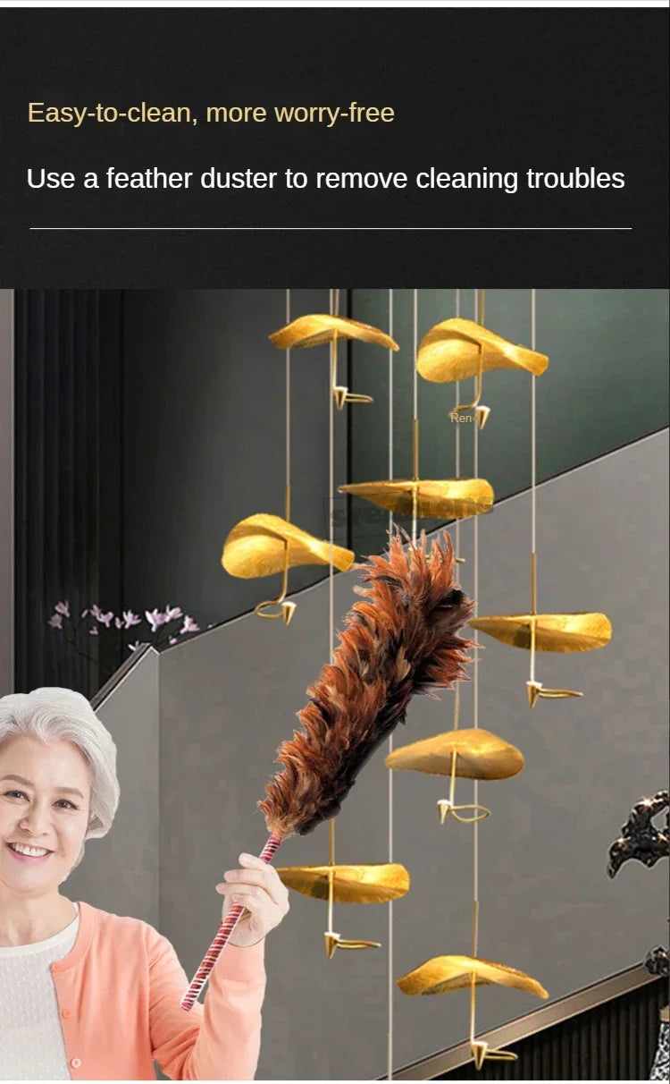 Nordic Modern LED Ceiling Chandelier for Living Dining Room Staircase Pendant Lamp Home Decor Lighting Suspension Design Fixture