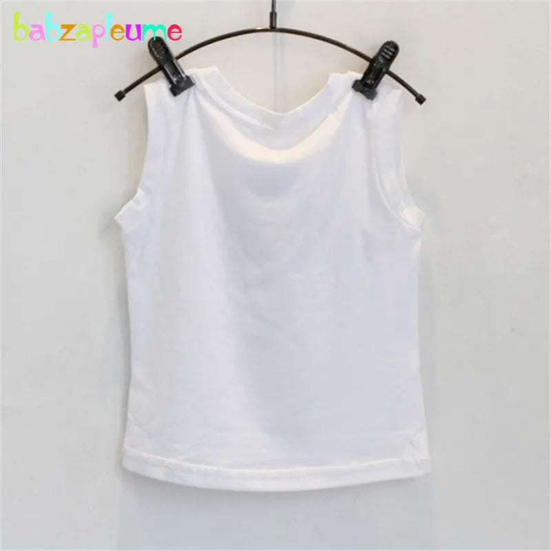 Summer Baby Girls Clothes Toddler Clothing Vest+Shorts 2PCS set Children Girls Costume 0-7Year Infant Outfits kidswear BC1152