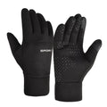Winter Men Gloves  Windproof Waterproof Brushed Gloves For Outdoor Sports Activities Skiing Black Winter Men Gloves